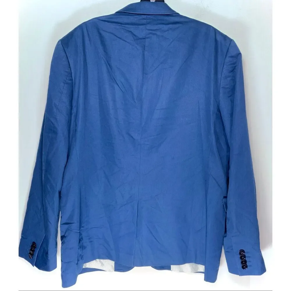 Express slim fit photographer blue suit jacket size 44R